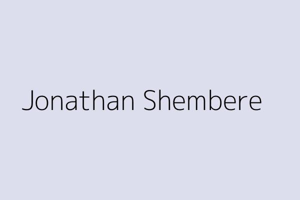 Jonathan Shembere